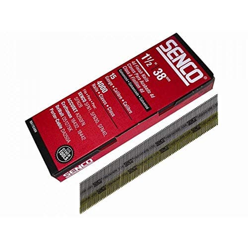 Image of Senco Chisel Smooth Brad Nails Galvanised 15G x 38mm (Pack 4000)