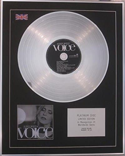 Image of ALISON MOYET - Limited Edition CD Platinum Disc -VOICE