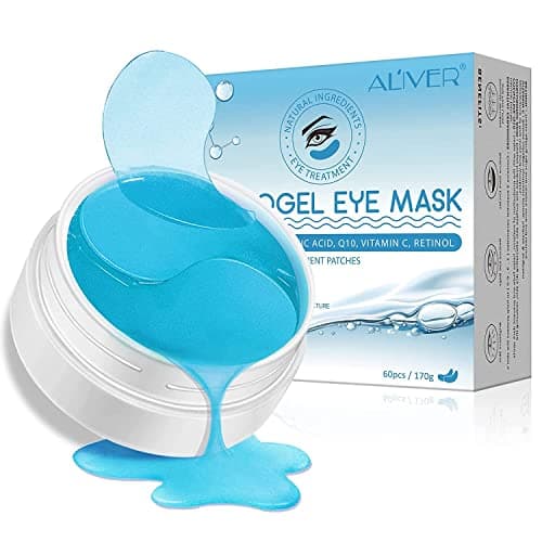 Image of Hydrogel Eye Patches,Hydrogel Under Eye Masks for Dark Circles,Anti Wrinkle Treatment,Under Eye Gel Pads,Eye Mask for Puffy Eyes, Skincare,Hydrating | 60 Pieces/30 Pairs (Hydrogel)
