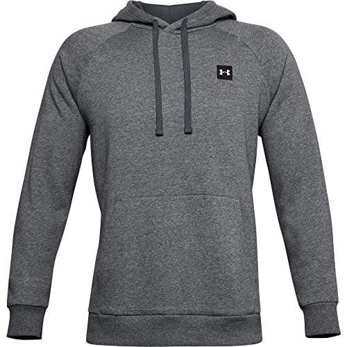 Image of Under Armour Men Rival Fleece Hoodie, Men’s running hoodie with loose fit, comfortable and warm hooded jumper for men