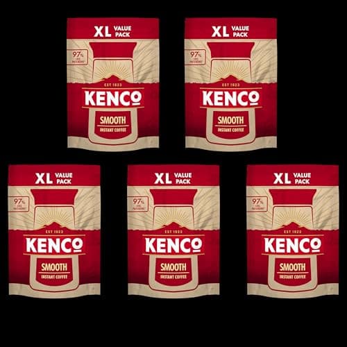 Image of Kenco Smooth Instant Coffee Refill 300g (Pack of 5, Total 1.5kg)