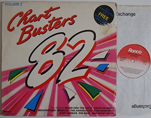 Image of Compilation Chartbusters 82 Volume 2 12" LP (1982) Ronco RTL 2074-B
