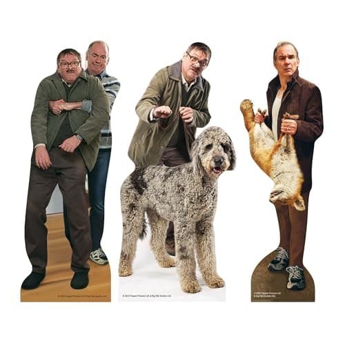 Image of Star Cutouts SC4652 Jim Martin Dad Fox – Friday Night Dinner 3 Shelf Top Cardboard Cutout Pack, 31cm