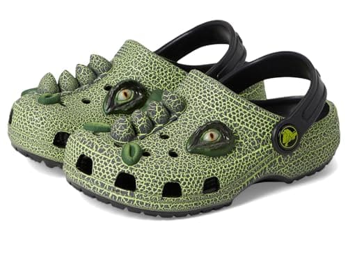 Image of Crocs Unisex Kids Clog,Classic IAM Scary Dino Clog T,Black,4 UK Child