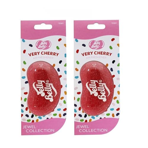 Image of 2 x Jelly Belly VERY CHERRY 3D Gel Air Fresheners A1967A