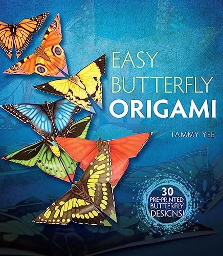 Image of Easy Butterfly Origami: 30 Pre-Printed Butterfly Designs! (Dover Origami Papercraft)