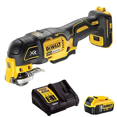 Image of Dewalt DCS356N 18V Brushless Oscillating Multitool with 1 x 5.0Ah Battery & Charger
