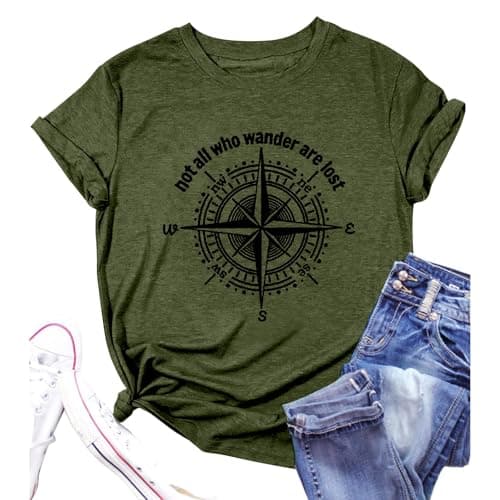 Image of Women Fashion Casual Printed Short Sleeve T-Shirt Jacket, Army Green, 3XL