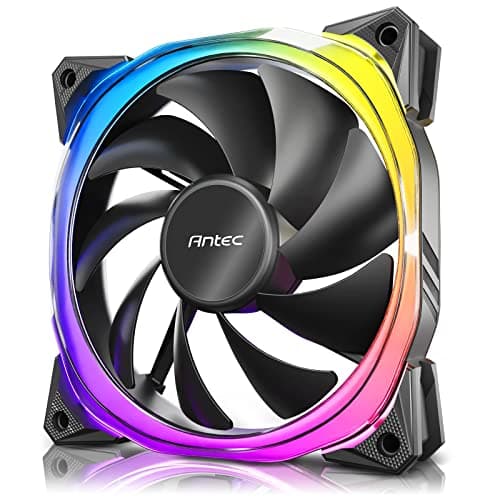 Image of Antec Fusion 120mm ARGB Black Upto 2000RPM 57.93CFM Airflow 31.24dB Max 4-pin PWM 3-pin LED