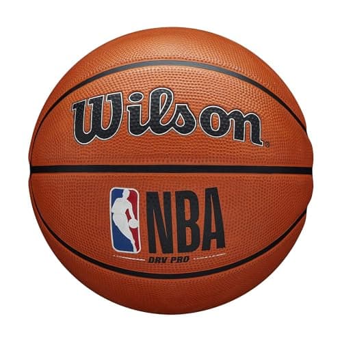 Image of Wilson Basketball, NBA DRV Pro Model, Outdoor, Tackskin Rubber, Size: 7, Brown