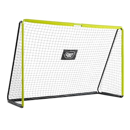 Image of EXIT Toys Tempo Steel Football Goal - Including Anchor Pins - Rust Resistant - Football Goal - For in the Garden - Train Your Football Skills - 10x6.6ft - Green/Black