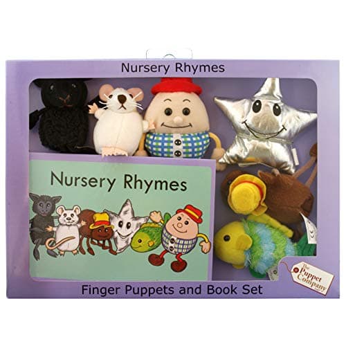 Image of The Puppet Company - Traditional Story Sets - Nursery Rhyme Finger Puppets Set for Toddlers & Kids, Nursery Rhyme Toys for Small Hands, 14 x 20 cm