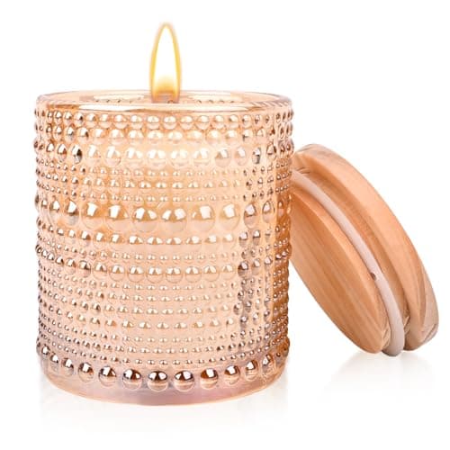 Image of Jasmine Candle, Candles for Home Scented, Luxury Jar Candles for Women, Jasmine Scented Candles, Candles Gifts for Women, Natural Soy Wax Candles, 6 oz 40 Hours