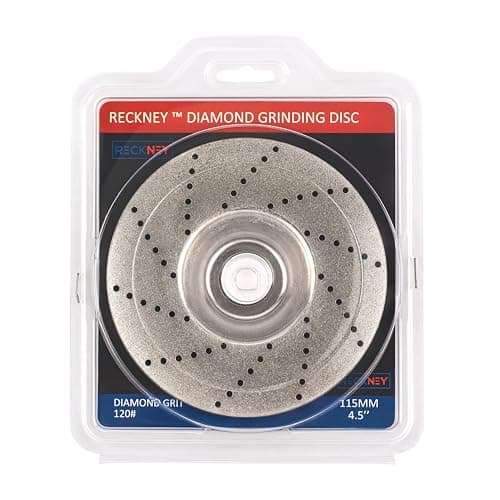 Image of RECKNEY 115mm Electroplated Diamond Grinding Disc Wheel Disc Polishing Tool For Tiles Granite Marble Stone Glass (1)