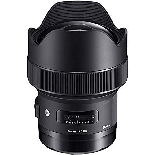 Image of Sigma 450954 14 mm F1.8 DG HSM Lens for Canon Camera - Black