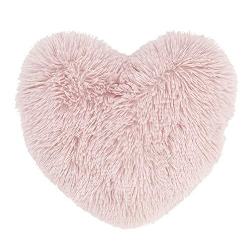 Image of Catherine Lansfield Cuddly Heart 3D Cushion Blush, Shaped