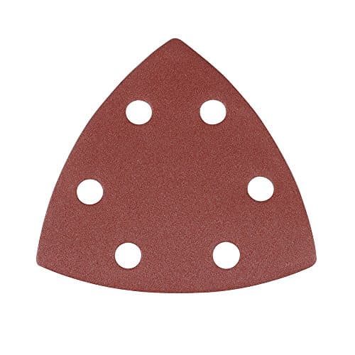 Image of Silverline 264949 Hook and Loop Triangle Sheets 90 mm 10pk 240 Grit