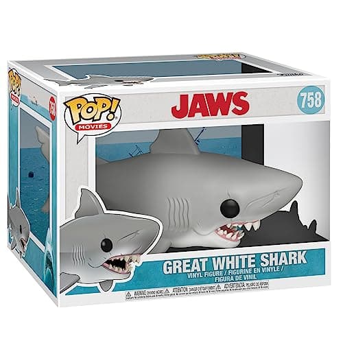 Image of Funko POP! Movies: Jaws - 6" Great White Shark - Collectable Vinyl Figure - Gift Idea - Official Merchandise - Toys For Kids & Adults - Model Figure for Collectors and Display