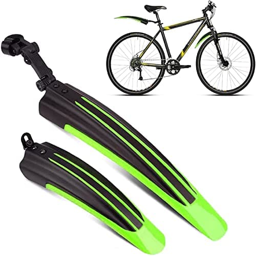 Image of Bike Mudguard Set Bicycle Fender Mountain Front & Rear Mud Guard Universal Mudguard Bike Cycling Tires Fenders Full Cover Thicken Widen Adjustable Bike Mudflap fit for 20/22/24/26 inch MTB Road Bike