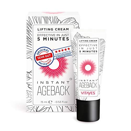 Image of Vitayes Instant Ageback, Ageless facelift cream - anti aging cream - Instantly reduce under-eye bags, fine lines, deep wrinkles and pores. Lasts up to 9 hours.