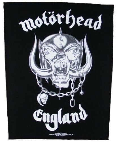 Image of Motörhead Bomber Back Patch, England