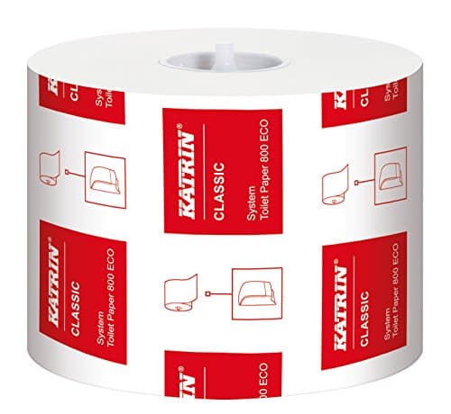 Image of Katrin 103424 Classic System Toilet ECO paper, 100% recycled fibre (Pack of 36)
