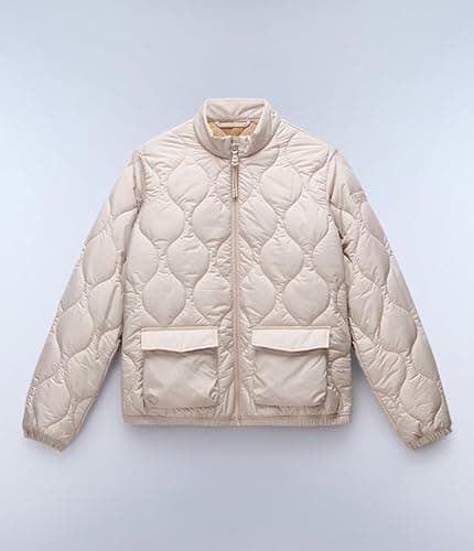Image of Napapijri Women's Belle Jacket, Beige Silvr N90, S