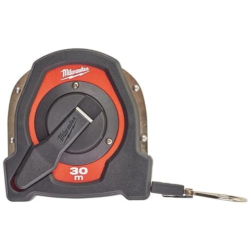 Image of Milwaukee 48225103 Long Closed Tape 30m (Width 9.5mm) (Metric Only), Red