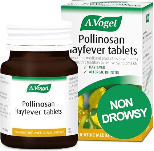 Image of A.Vogel Pollinosan Hayfever Tablets | Non Drowsy | Hayfever Relief - Itchy Eyes, Nose & Throat | 120 Tablets