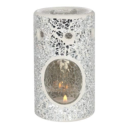 Image of something different Silver Pillar Crackle Burner