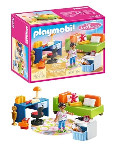 Image of Playmobil 70209 Dollhouse Children's Room, for Children Ages 4+