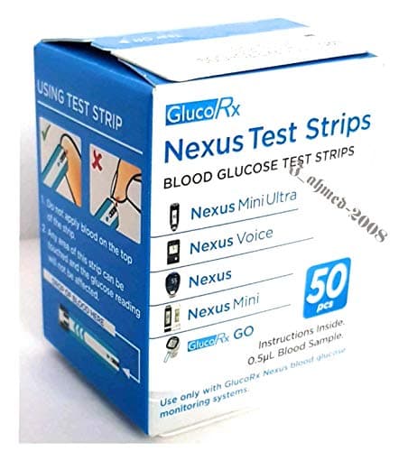 Image of GlucoRx Nexus Test Strips (50)