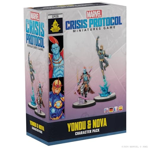 Image of Atomic Mass Games | Marvel Crisis Protocol - Yondu & Nova | Miniatures Board Game | Ages 14+ | 2 Players | 90+ Minutes Playing Time