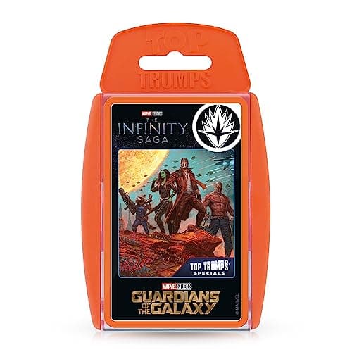 Image of Top Trumps Specials Guardians of the Galaxy Card Game, play with Rocket Raccoon, Baby Groot, Gamora, Drax, Star Lord, Nebula and Thor, educational gift for ages 8 plus
