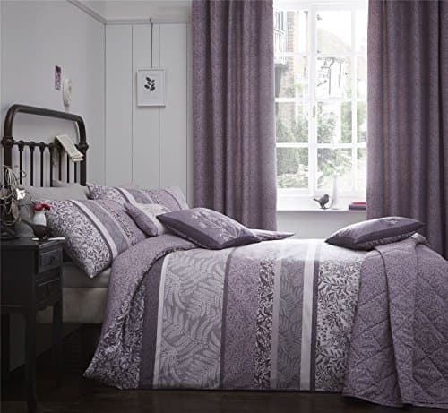 Image of Dreams & Drapes - Hanworth - Easy Care Duvet Cover Set - King, Heather, Purple