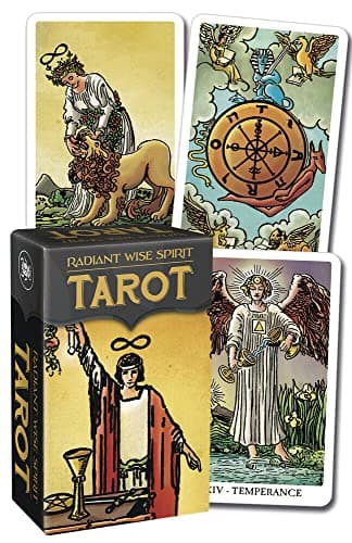 Image of Radiant Wise Spirit Tarot - Mini Tarot: 78 full colour mini tarot cards & instructions