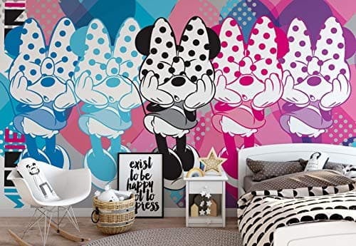 Image of Disney Minnie Mouse - Photo Wallpaper - Wall Mural - EasyInstall Paper - Giant Wall Poster - EasyInstall Paper - non-woven - AD542 VEXL 208 x 146 cm