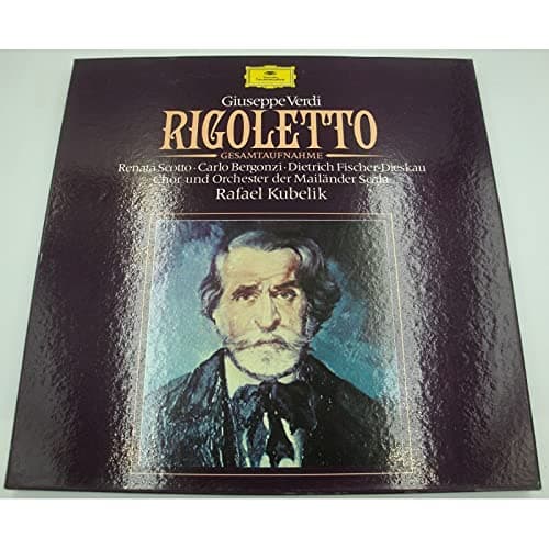 Image of KUBELIK/SCOTTO/BERGONZI/FISCHER-DIESKAU rigoletto VERDI 3LP's Box 1964 DG