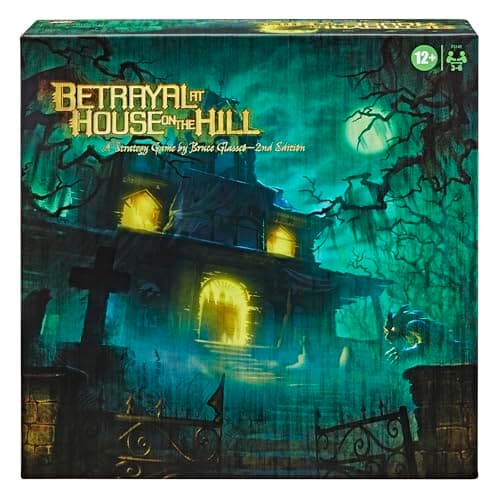 Image of Hasbro Gaming Avalon Hill Betrayal at The House on The Hill Second Edition Cooperative Board Game, Ages 12 and Up, 3-6 Players, 50 Chilling Scenarios