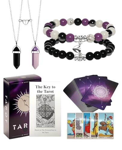 Image of Asheyya 78 Classic Tarot Cards Deck, 4.72" X 2.75" Tarots Card Decks for Beginners Future Telling Cards Game