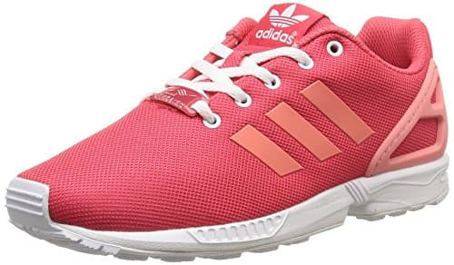 Image of adidas Zx Flux J Trainers, Pink Fuchsia White, 11.5 UK