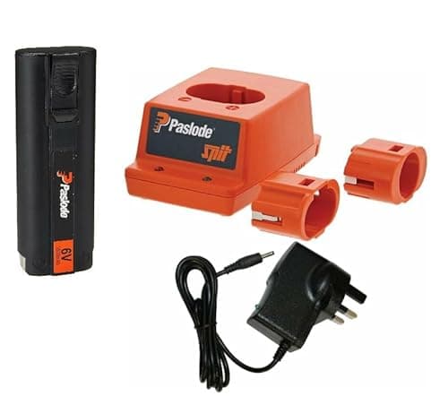 Image of Original Battery and Charger Set for Paslode 6V Ni-CD or Ni-MH IM350 IM50 IM200 01