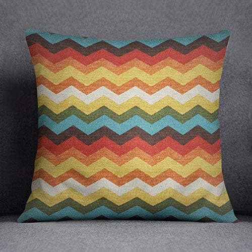Image of Bonamaison Decorative Cushion Cover, Cotton Polyester, Multicolor, 45x45