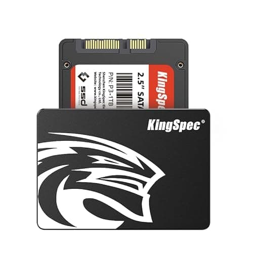 Image of KingSpec 1TB SATA SSD 3D NAND Flash, 2.5 Inch SATA 3 Internal Solid State Drive up to 560MB/s, Compatible with Desktop/Laptop / PS4