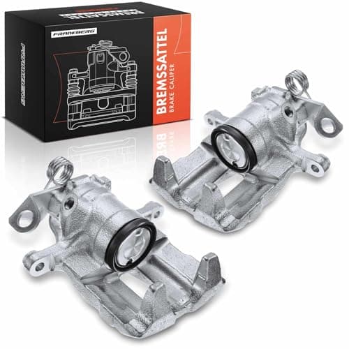 Image of Frankberg 2x Brake Caliper Disc Brake Rear Left Right Compatible with Transporter IV Bus/Box/Platform/Chassis Replace# 7D0615424A