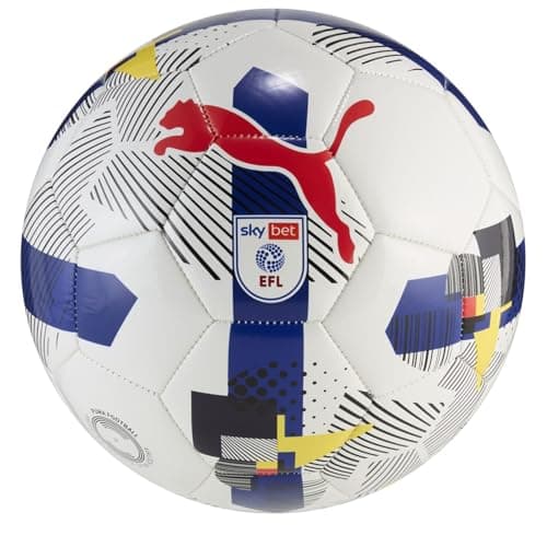 Image of Puma EFL Orbita 6 Football White/blue Size 5