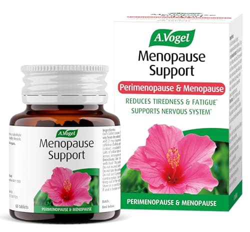 Image of A.Vogel Menopause Support | Menopause Supplement | Support for Perimenopause & Menopause Symptoms | Soy Isoflavones, Magnesium & Hibiscus | 60 Tablets