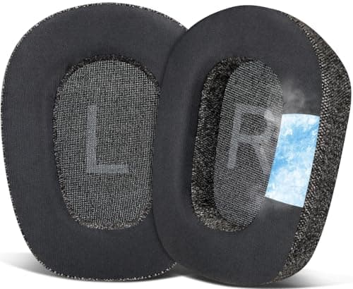 Image of SOULWIT Cooling-Gel Ear Pads Cushions Replacement for Logitech Zone Vibe 100/125, G435 Lightspeed Wireless Headset, Ear Pads Cushions with Comfort Noise Isolation Foam - Grey