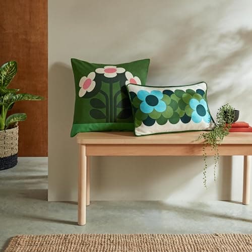 Image of Orla Kiely Cushion - Buttercup Pine - 100% Cotton 45cm x 45cm