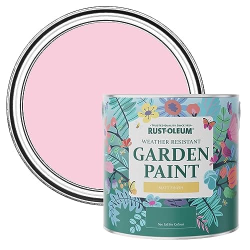 Image of Rust-Oleum Pink Mould-Resistant Garden Paint In Matt Finish - My Husband Said No 2.5L